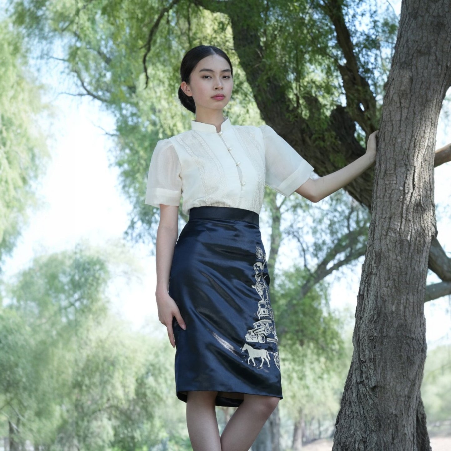 Lupang Hinirang pencil skirt