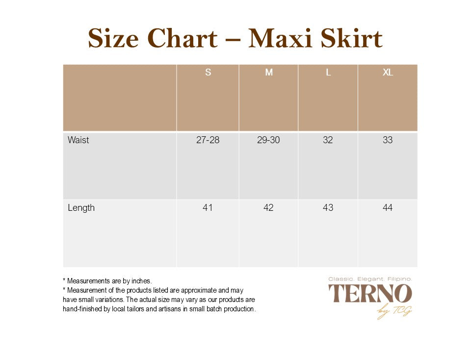 Bituin maxi skirt - Taupe