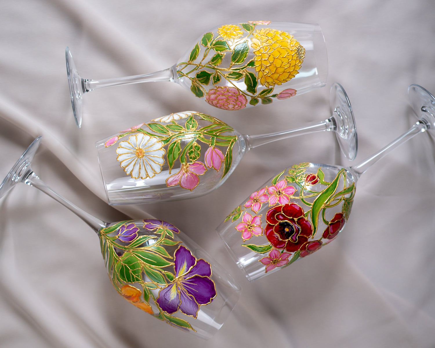 handpainted glasses