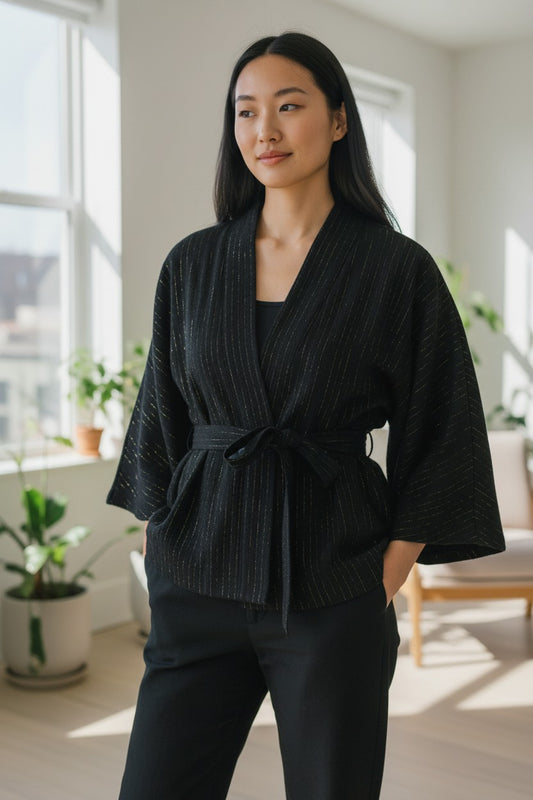 Reversible Cape - Black