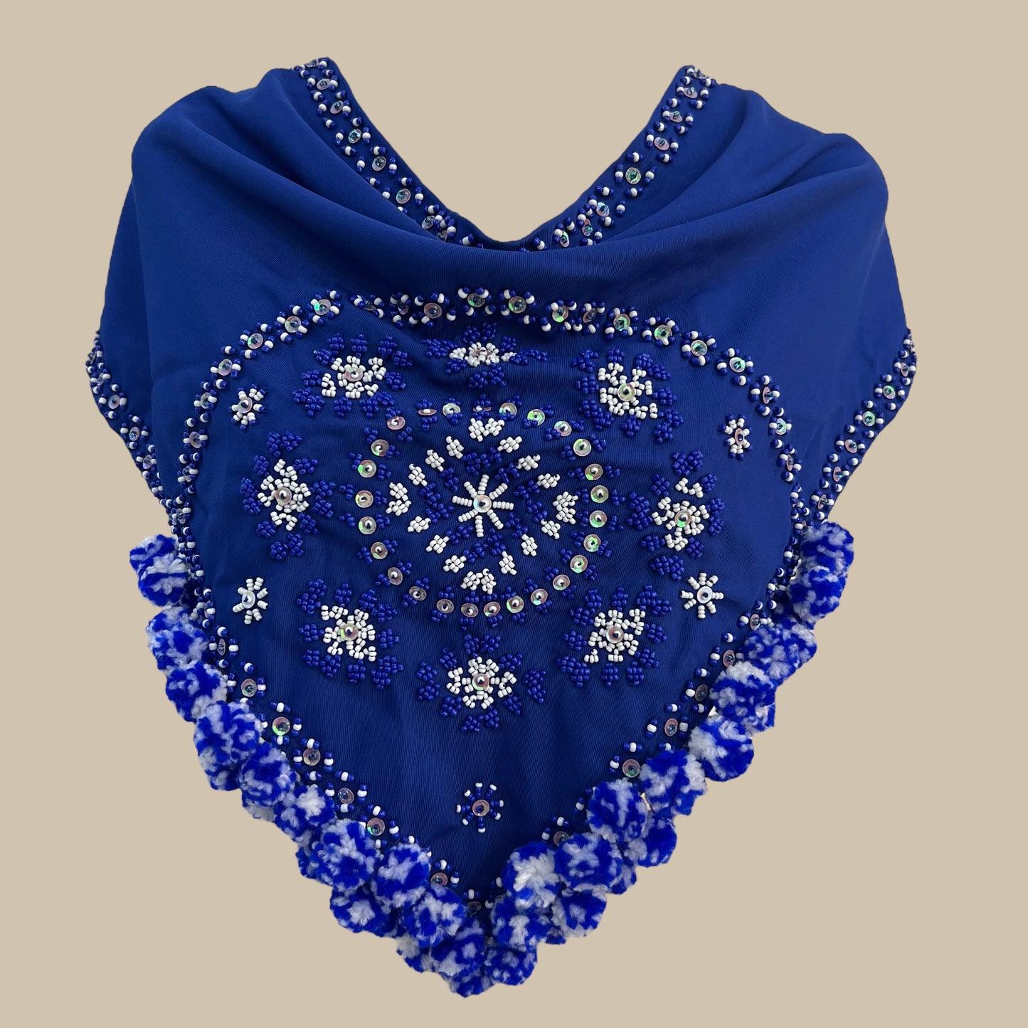 Bagobo beaded scarf