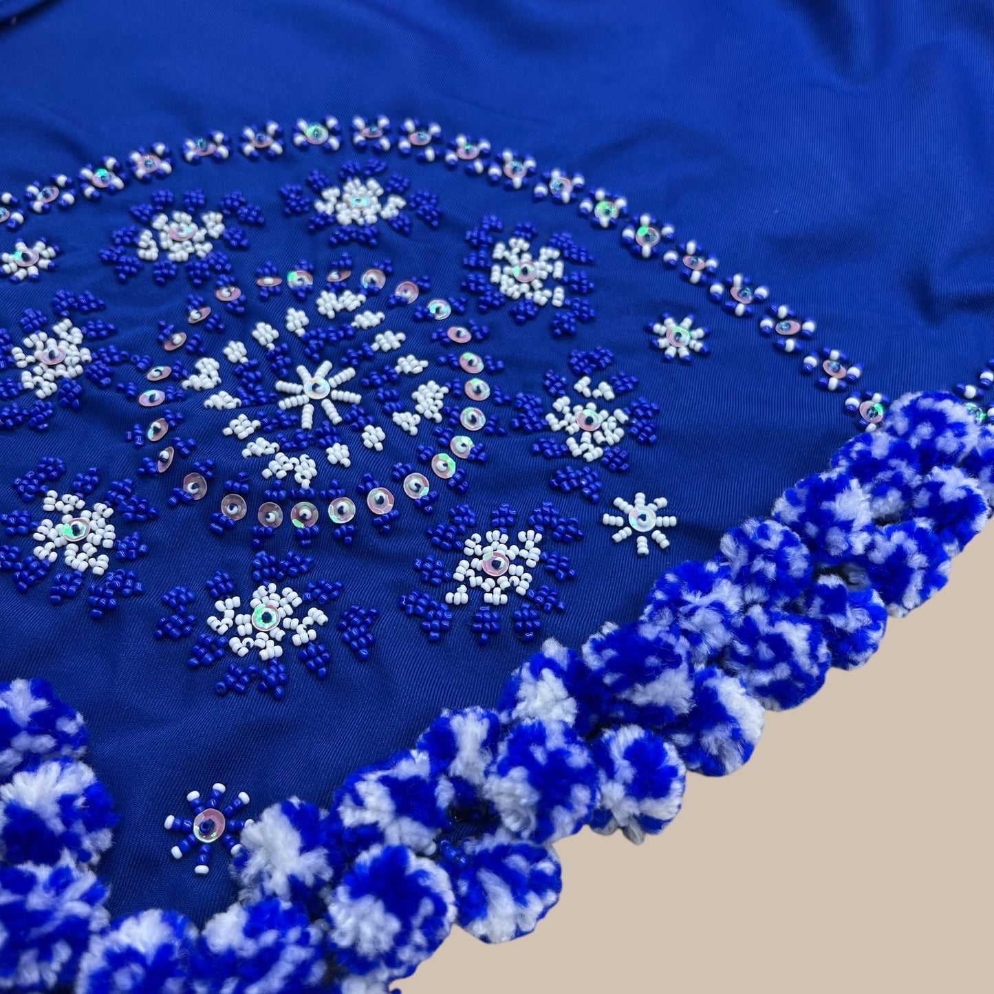 Bagobo beaded scarf