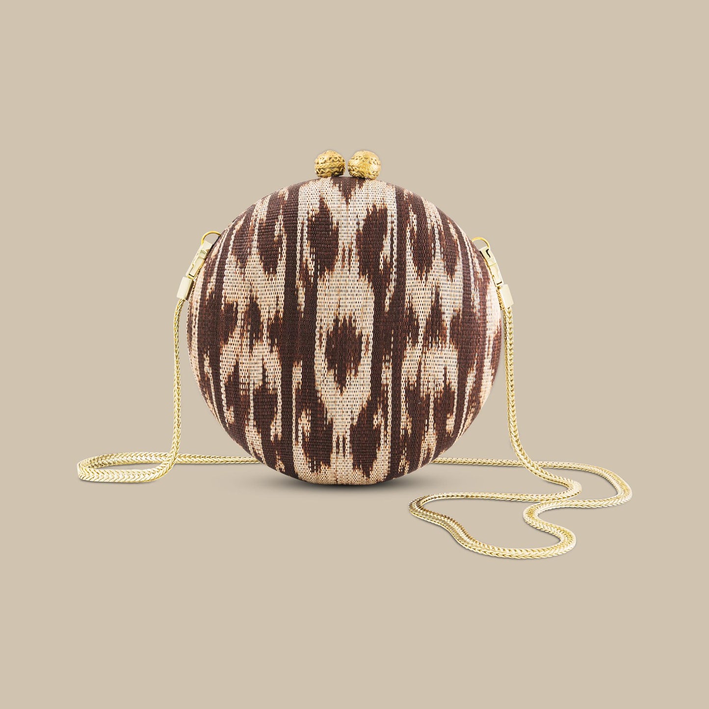 T'nalak Round Clutch Bag