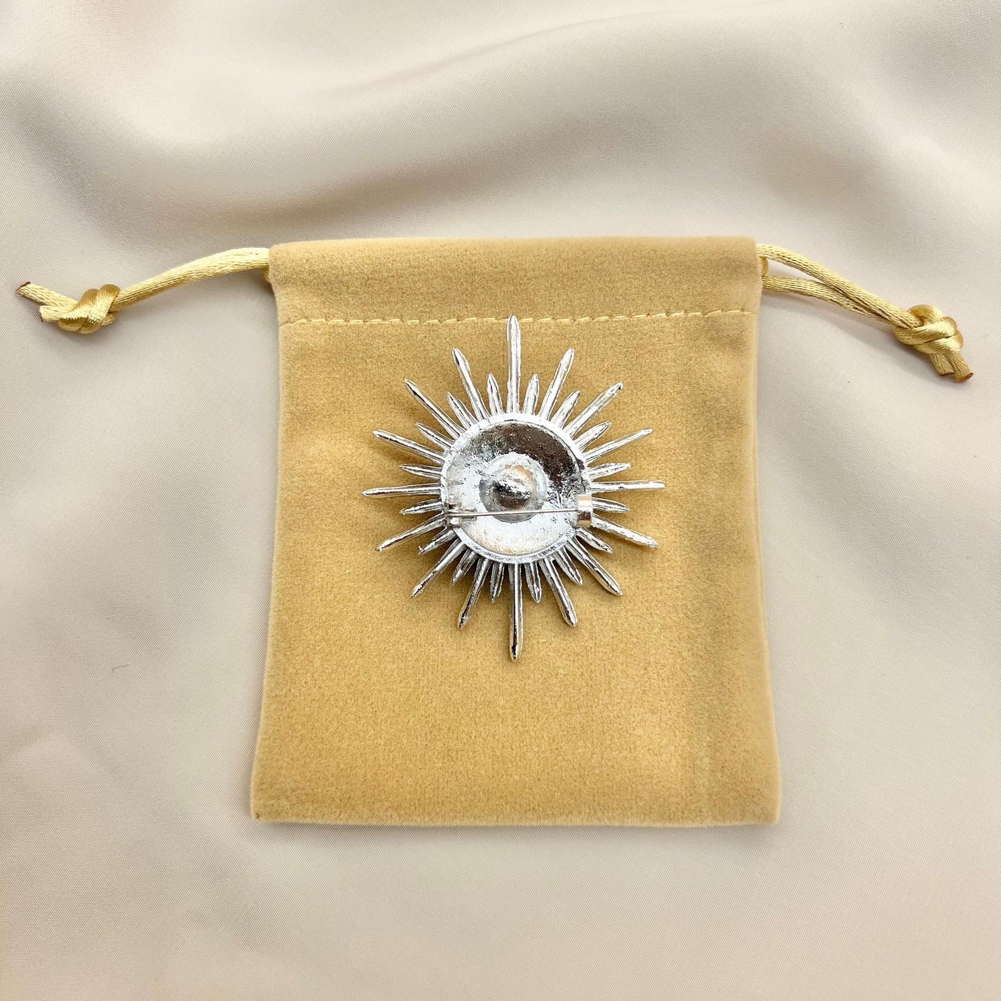 Sun Brooch - Gold