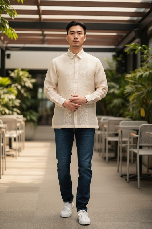 Bahay Kubo Piña-cocoon Barong