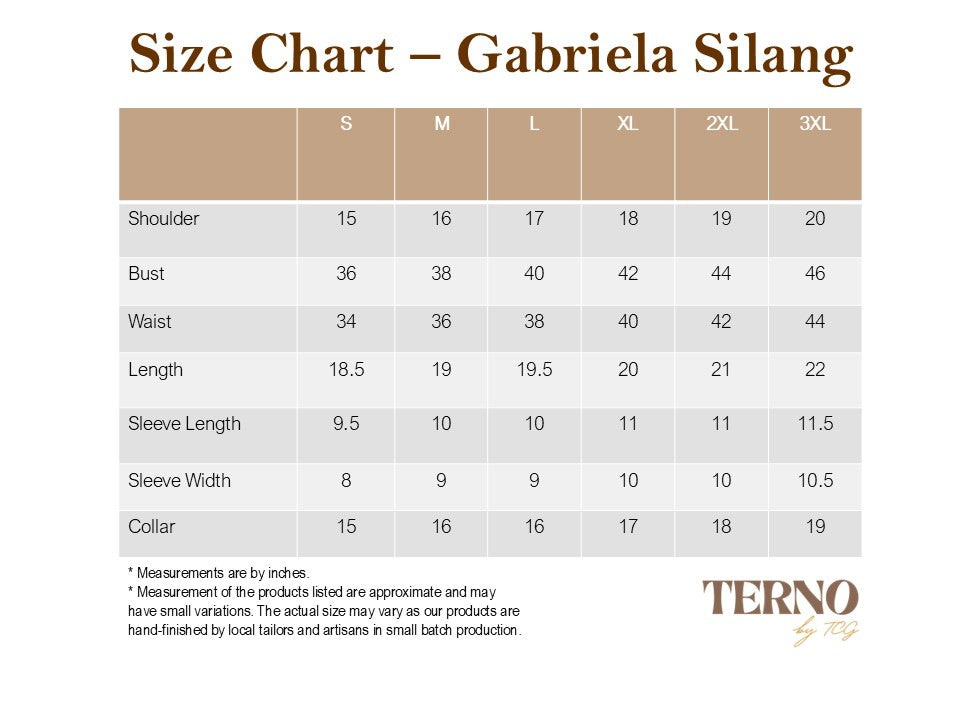 Gabriela Silang TERNO Blouse