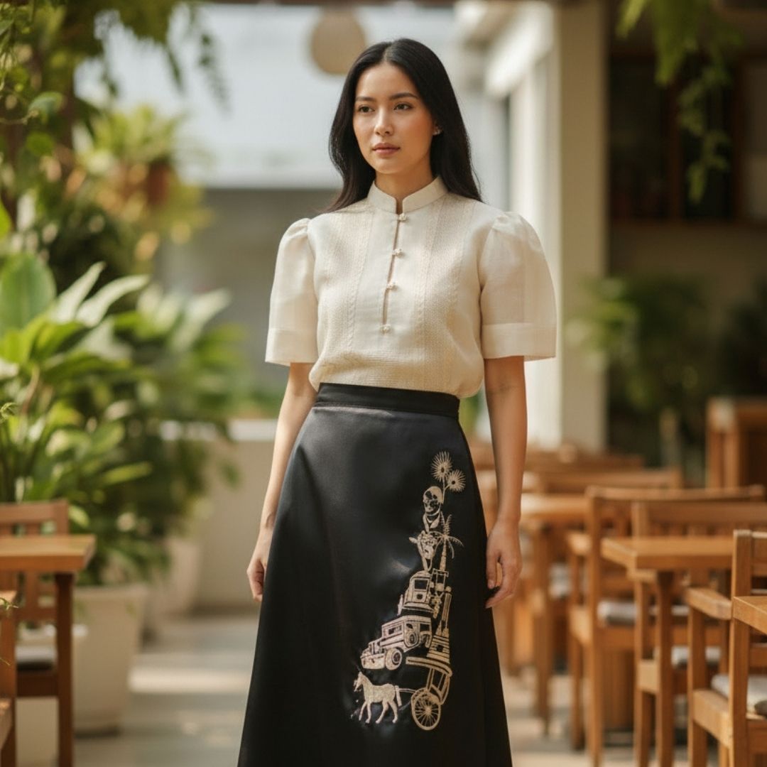 Lupang Hinirang flare skirt