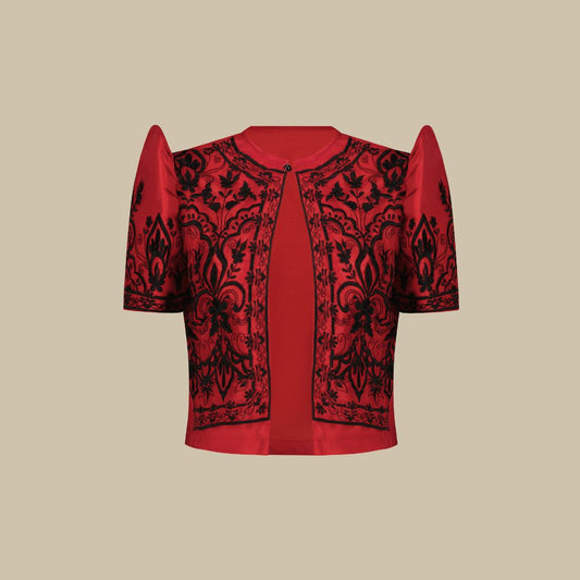 Pre-loved - Gabriela Silang TERNO Bolero RED