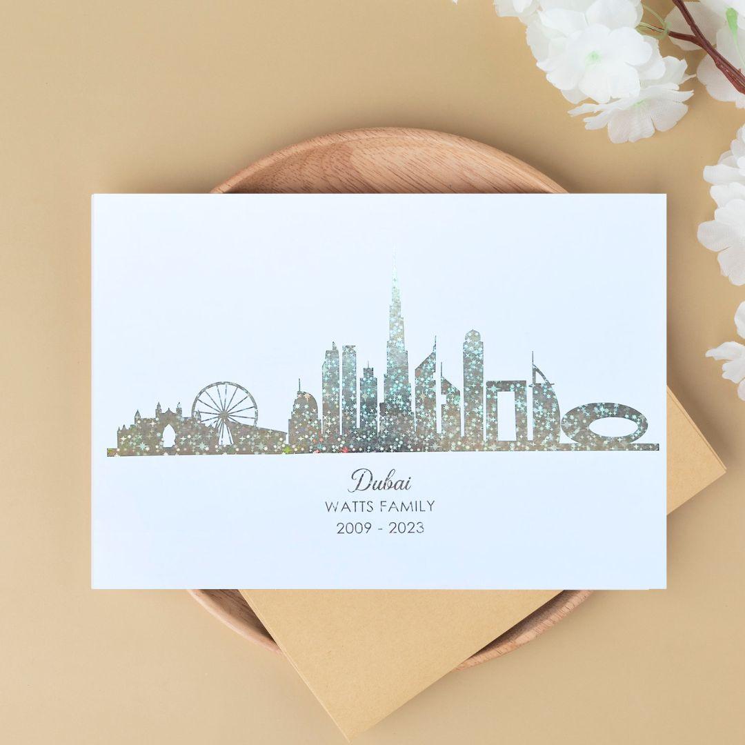 Dubai Skyline - foiled artwork